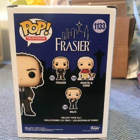 Frasier Funko Pop Television #1133 Kelsey Grammer Cheers Crane Sitcom Comedy TV - Picture 4 of 6